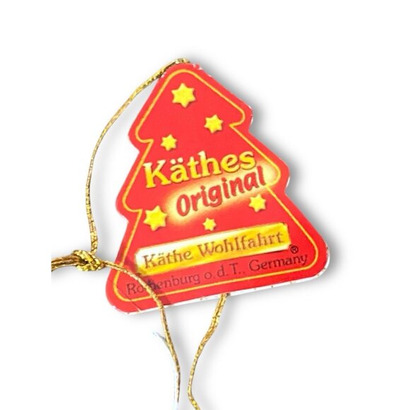 Nwt Vintage Käthe Wohlfahrt Wooden Christmas Ornament Set Angel Tree Star German - Picture 5 of 5